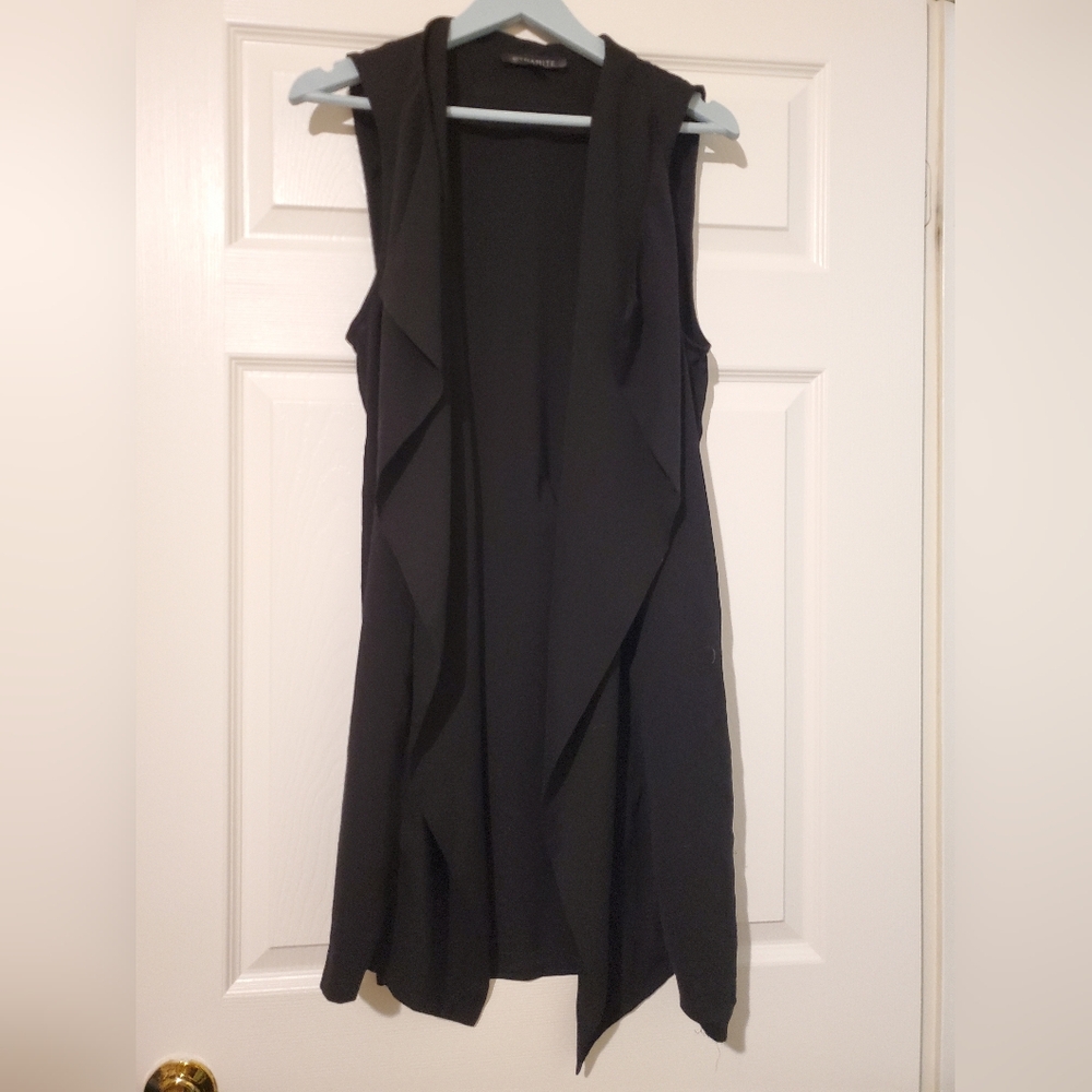 Dynamite - Black Flowy Vest